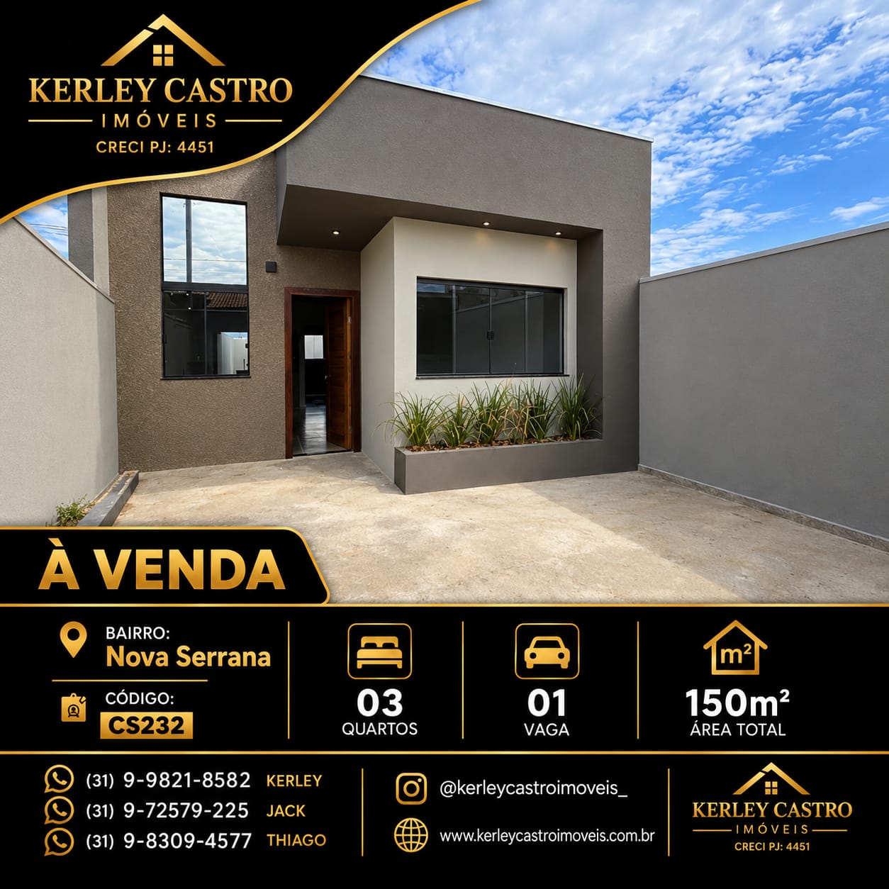 VENDO LINDA CASA NO BAIRRO NOVA SERRANA - Sete Lagoas, MG! VENDO LINDA CASA NO BAIRRO NOVA SERRANA - Sete Lagoas, MG!